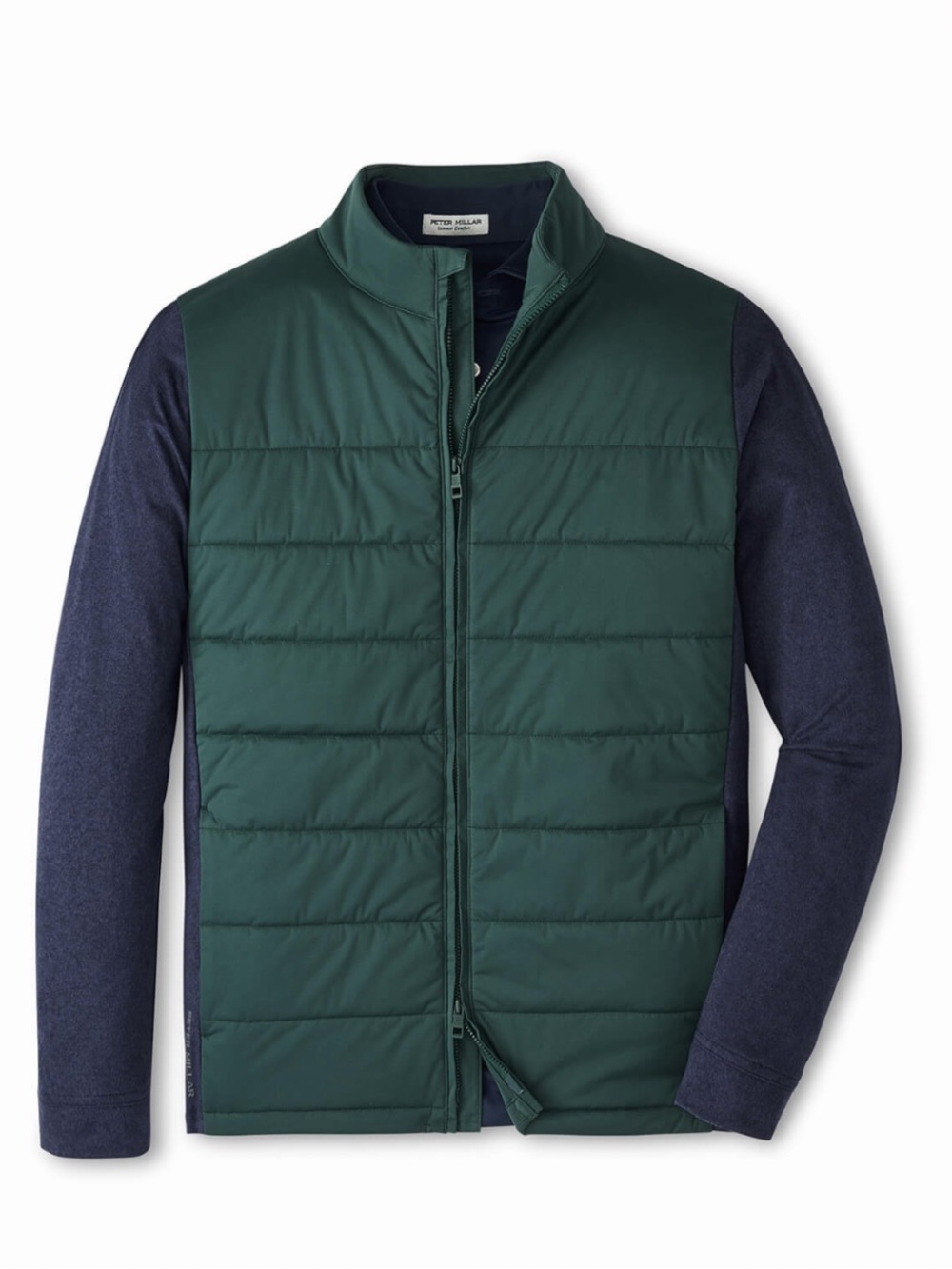 Men’s Peter Millar Men's Nordic Pine Merge Hybrid Fleece Jacket, NWT